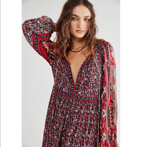 Free People Happy Feelings Midi Dress - Picture 2 of 8